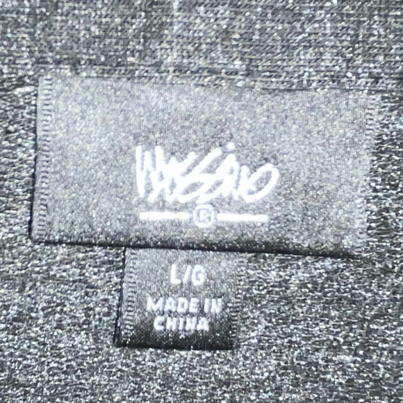 Charcoal Gray Asymmetrical Zipper Vest w/ 2 Useable Zip Pockets.  Sz L - Picture 2 of 6